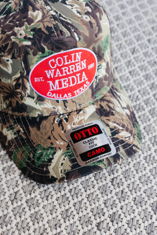 Colin Warren Media - Camo Trucker Cap